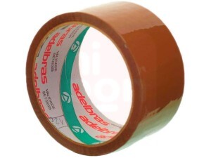 Fita Adesiva PVC Marron 48x40mm - Adelbras