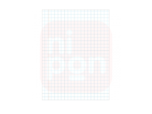 Papel Almaço Quadriculado 1x1